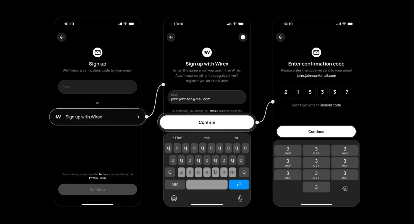 Registro con email y código de confirmación